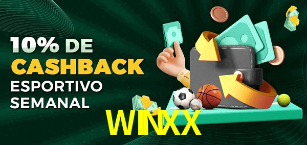 10% de bônus de cashback na WINXX